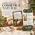 Emprende con Cosmética Natural + 3 Bonos Exclusivos: Genera +$1,200 al Mes
